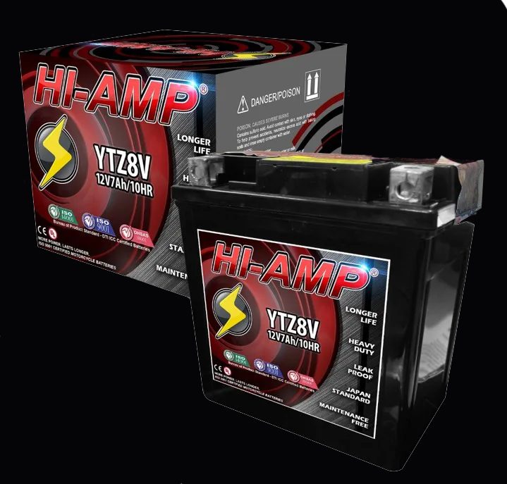 HI-AMP YTZ8V Battery